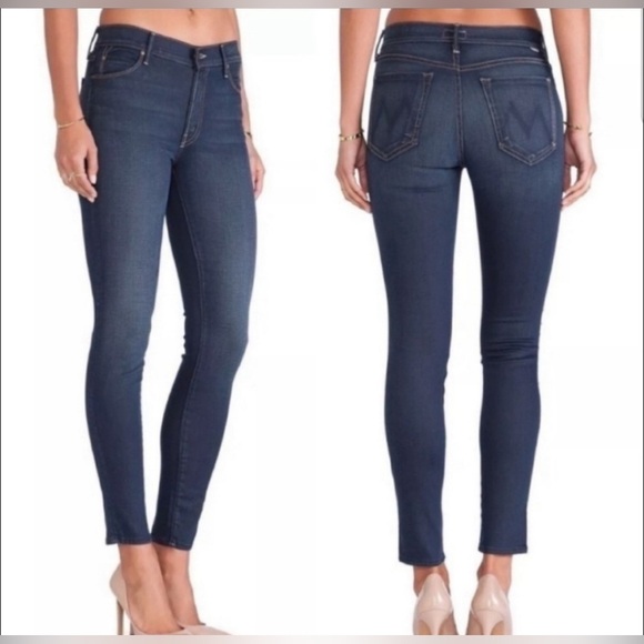 MOTHER Denim Skinny Jean - The Vamp - Gift Wrapped - Picture 1 of 12